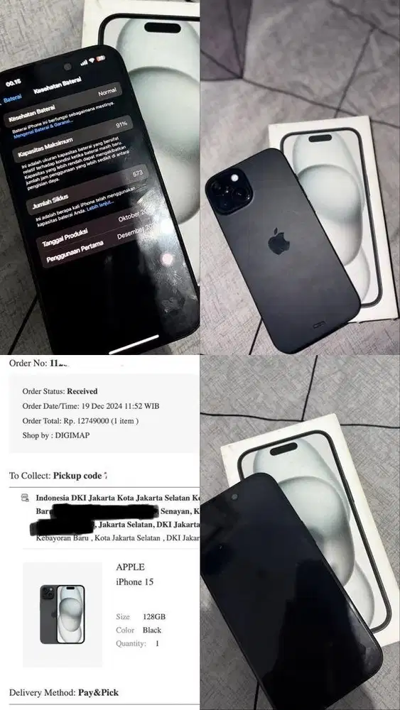 Iphone 15 128GB Ibox Digimap