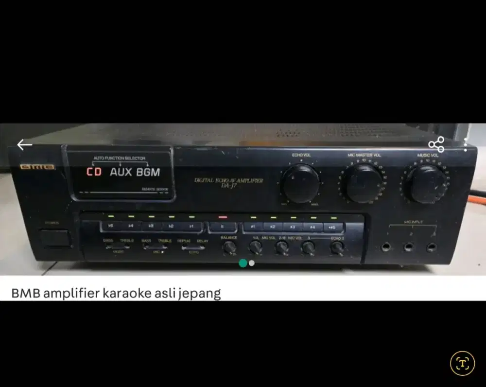 ampli karaoke Daj 7 japan asli