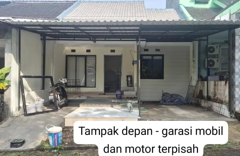 Disewakan rumah sederahan bulanan kamar utama dan ruang tamu luas