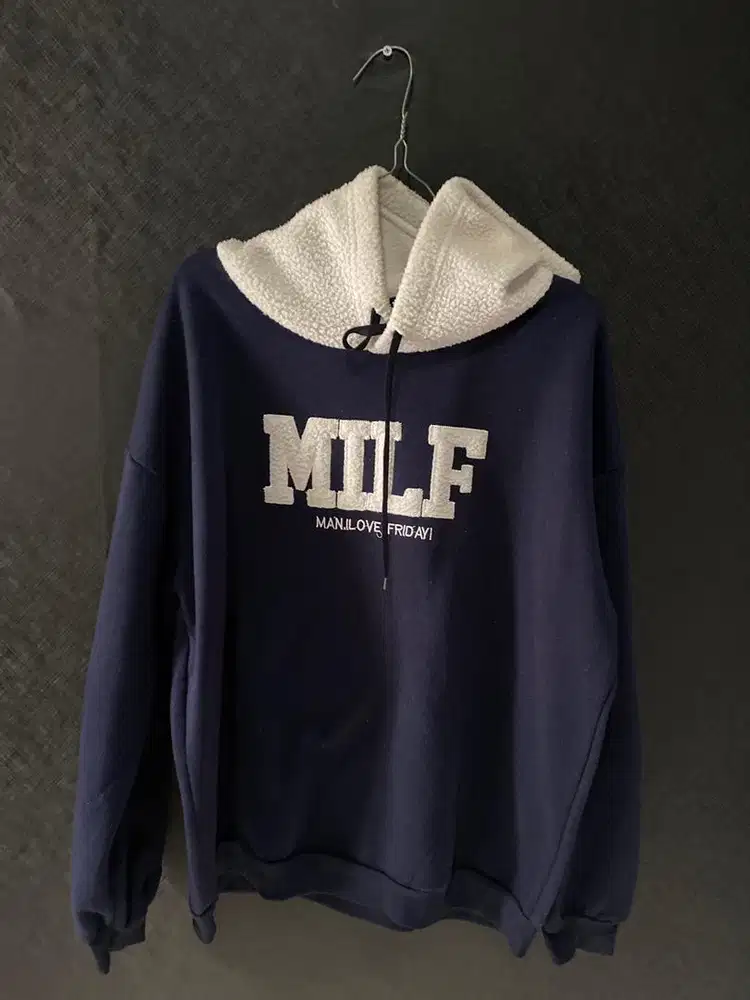 jaket hoodie biru tua