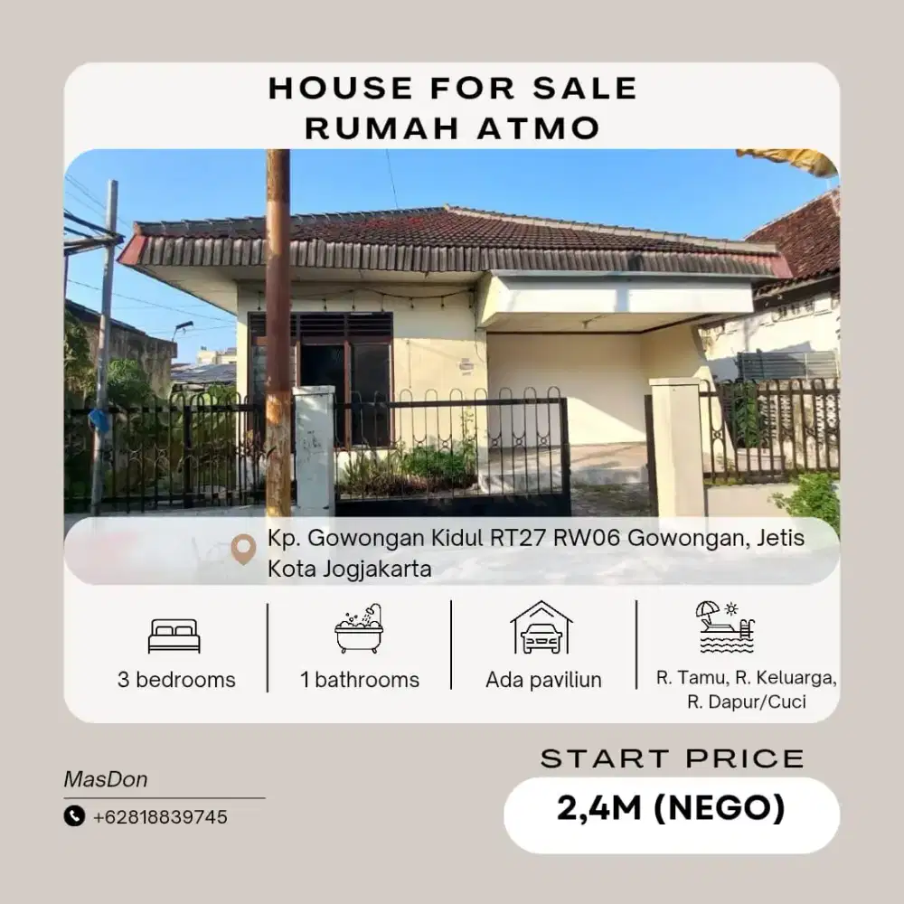 Rumah Atmo Modern