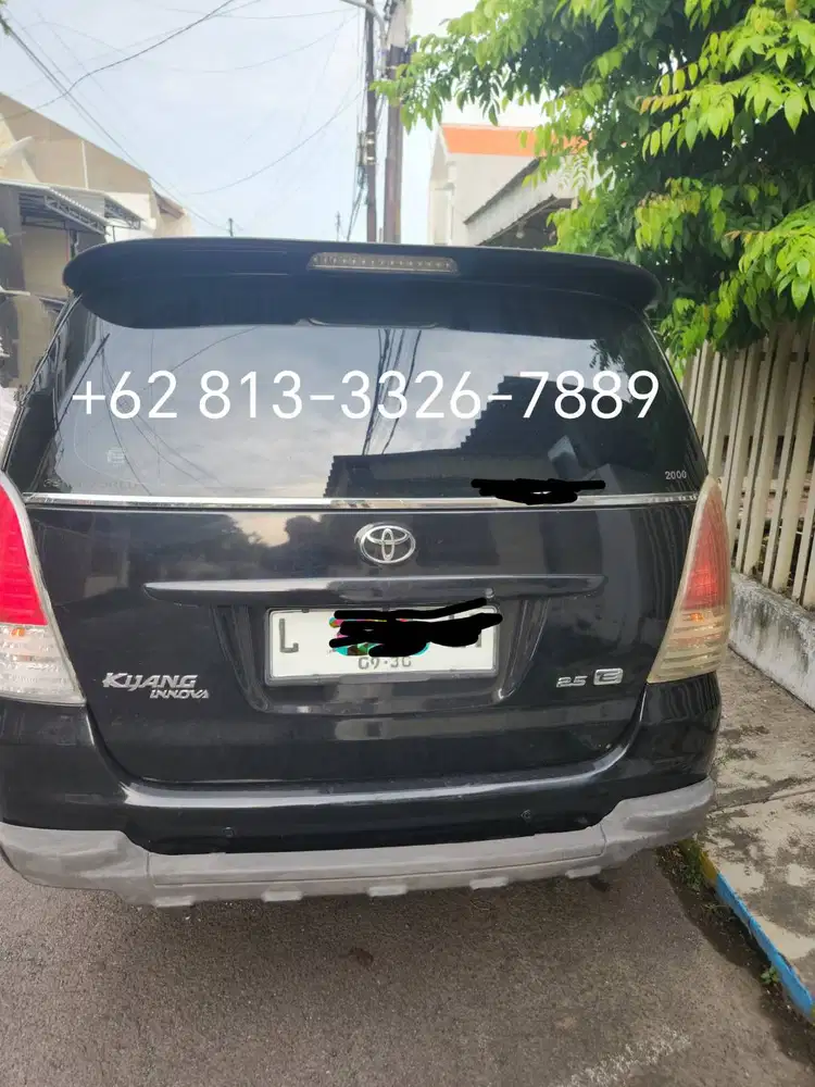 Toyota kijang innova E+2010 diesel hitam