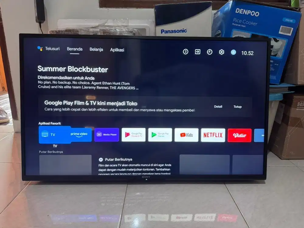 DIJUAL CEPAT TV Sony 43 Inch 4K Smart TV KD-43X75 Google TV Murah