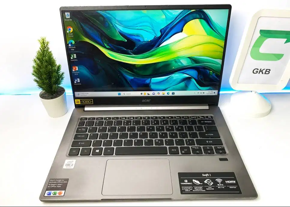 Laptop Acer Swift core i3 Layar jernih FHD IPS Keyboard nyala murah fu