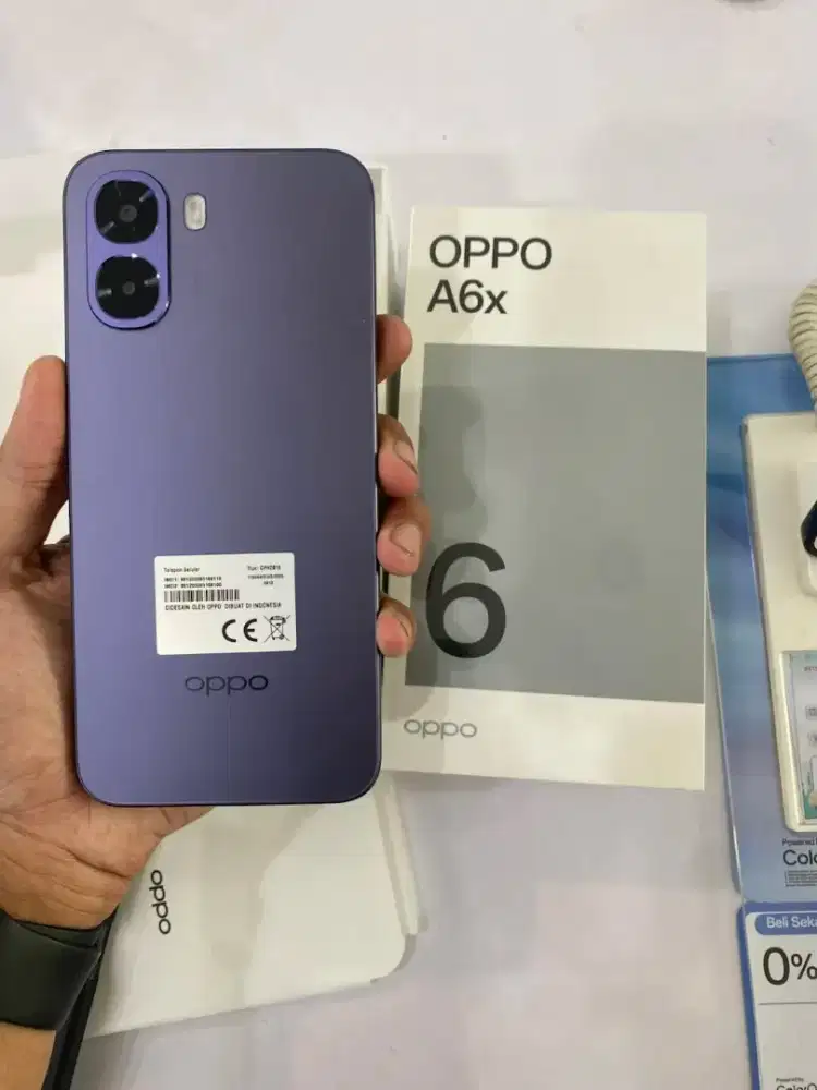 Oppo A6x ram 4/64 ready semua warna