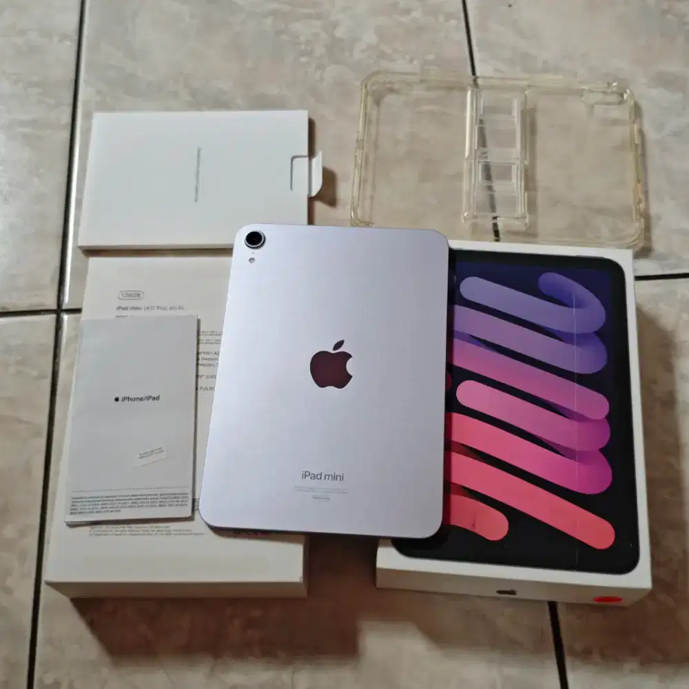 iPad Mini 7 128 Gb Resmi iBox Bh 99% Likenew Hp Dus Saja Garansi On