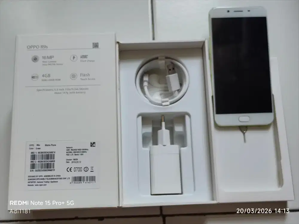 Oppo R9s Green 4GB/64GB.