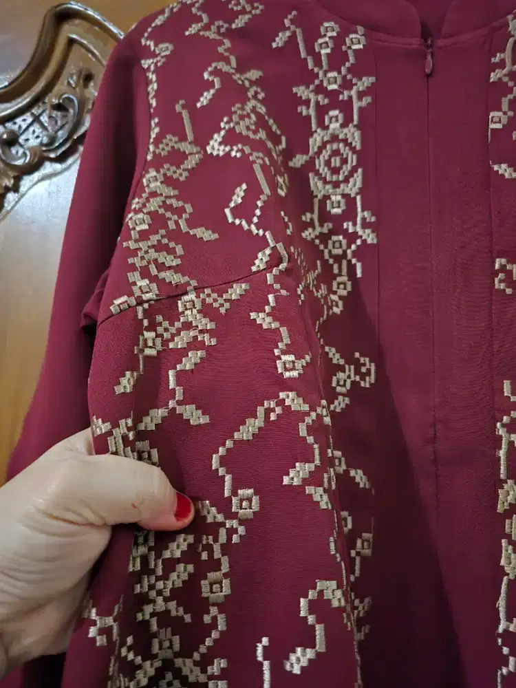 Gamis Bordir by Zenina Banu