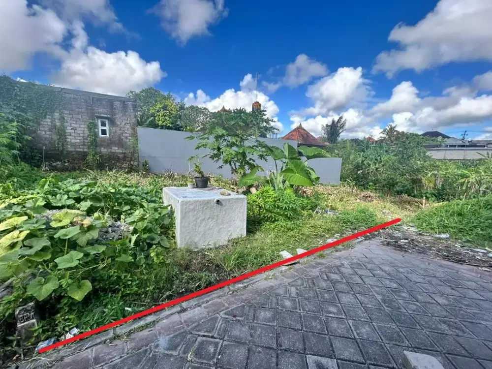 Tanah di Jalan Pandu, Tibubeneng 2,9 Km dari Perempatan Berawa - Raya Canggu