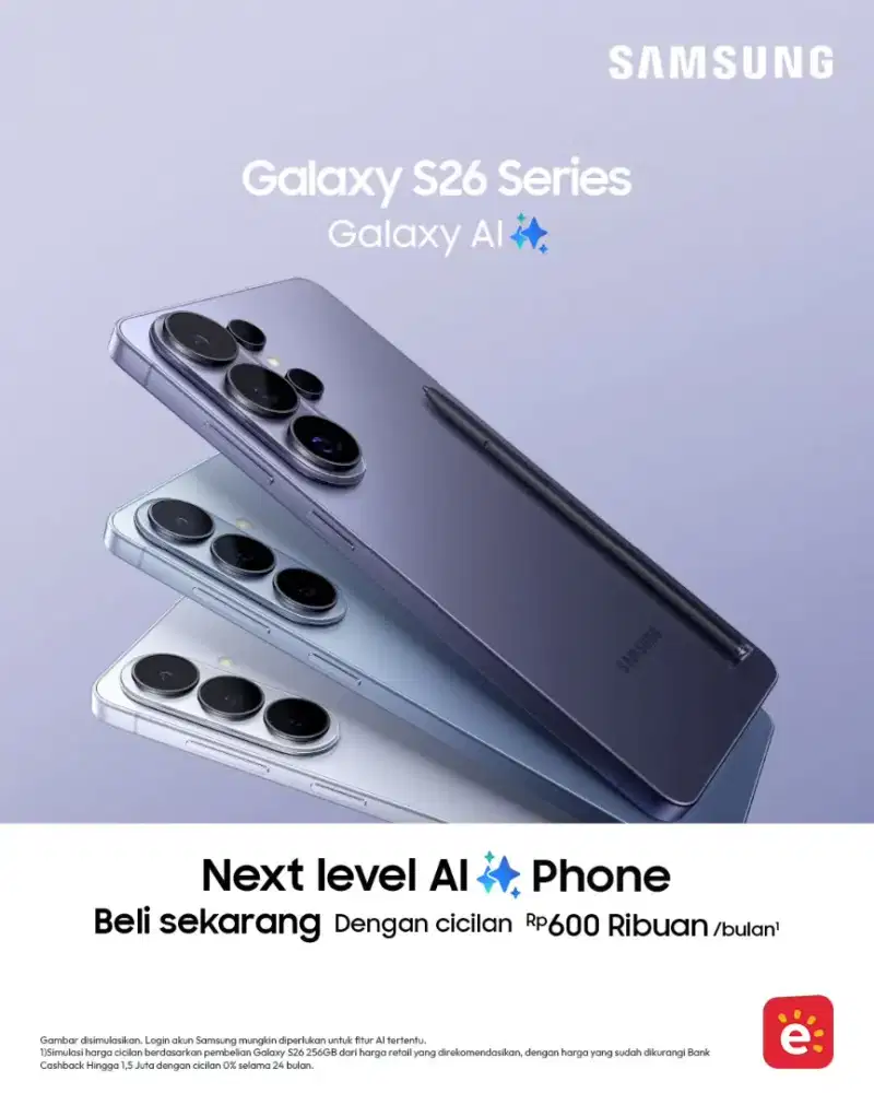 The Next Level AI Phone | Galaxy S26 Series | Jaminan bebastukar30hari