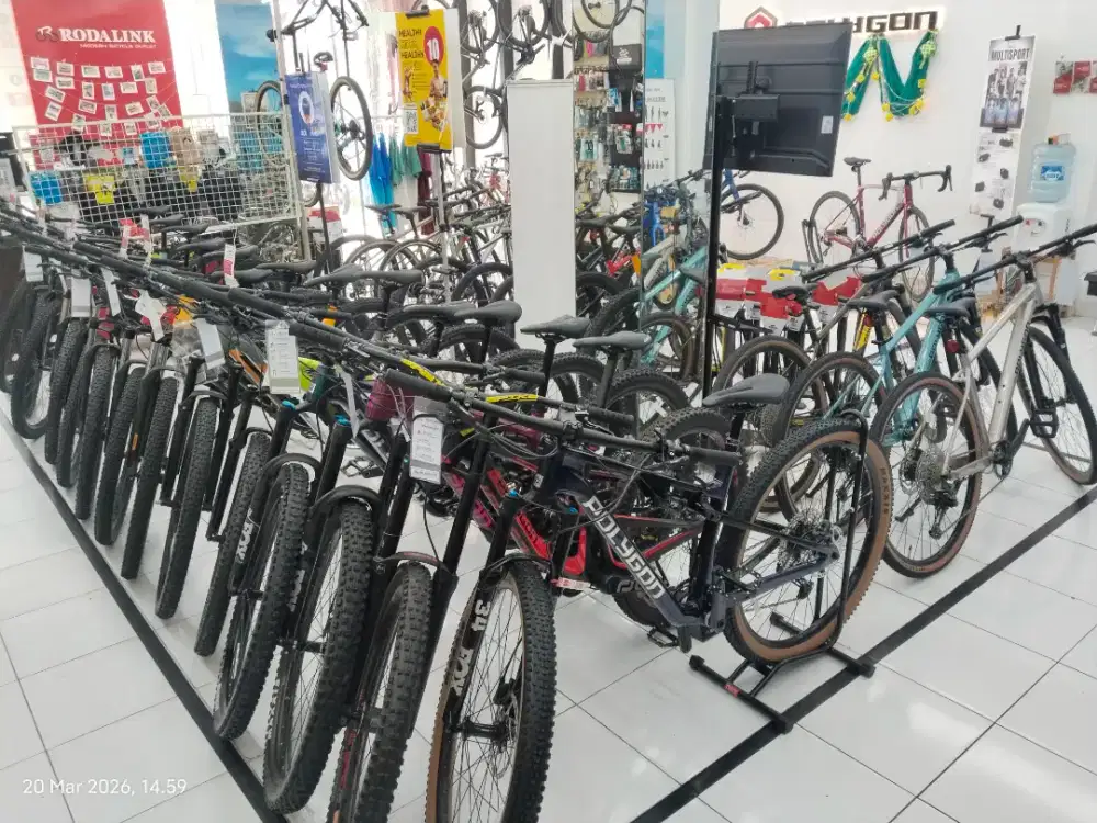Sepeda Garansi Resmi Polygon, Cicilan 0% tanpa DP. Syarat cukup KTP