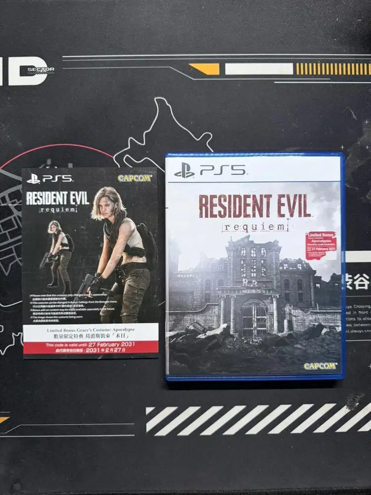 Kaset BD PS5 Resident Evil Requiem Reg 3 DLC Unused