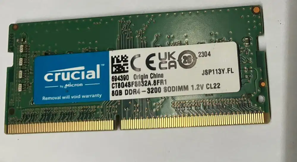 Ram laptop 8gb ddr 4 sodim pc 3200