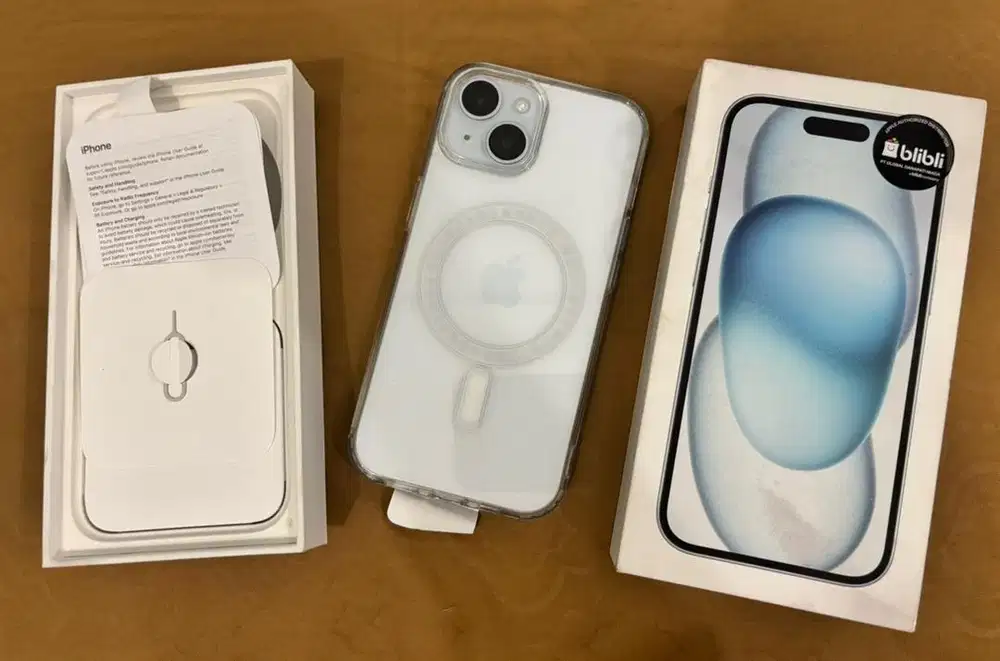 iphone 15 128gb resmi fullset like new
