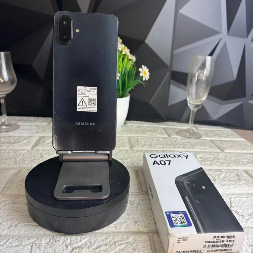 Samsung A07 6/128gb Fullset bisa COD