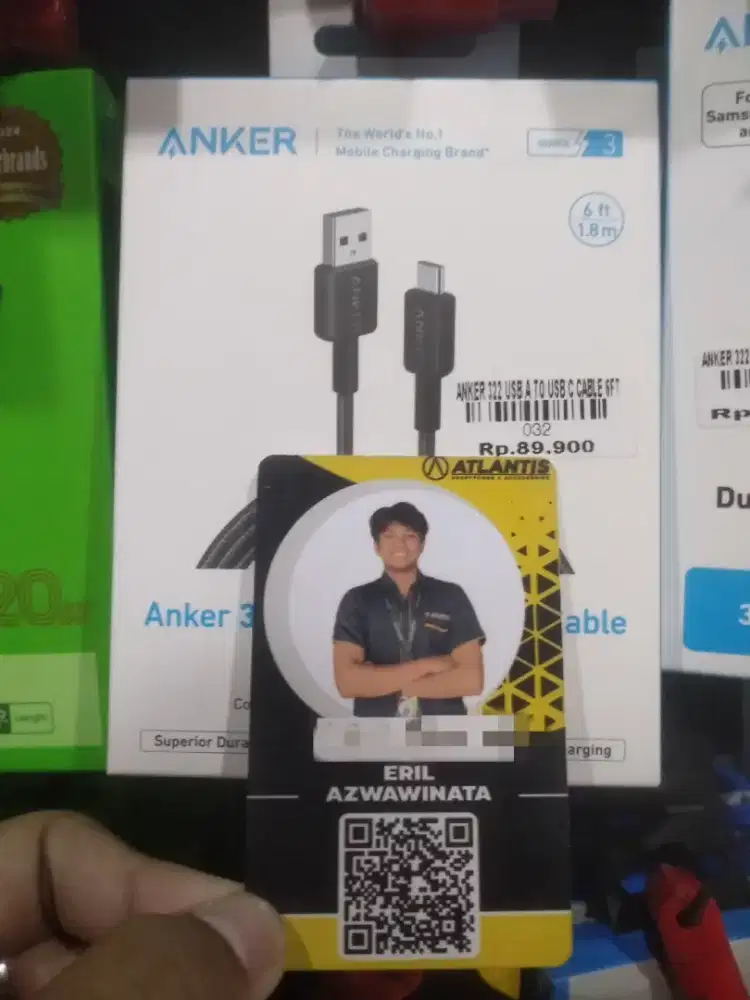 ANKER 322 USB A TO USB C CABLE 6FT l ATLANTIS DAHSYAT