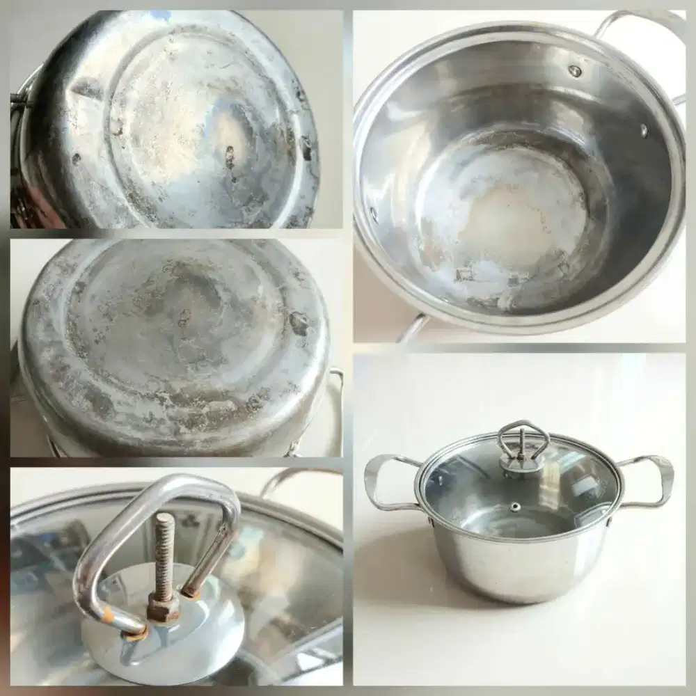 Panci Stainless Tutup Kaca