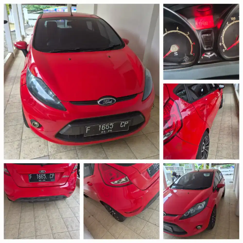 Ford fiesta 1.400cc at trend 2011 merah.plat F Bogor