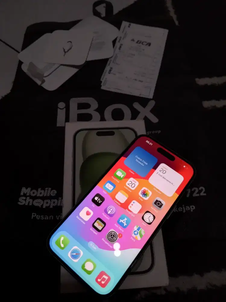 Iphone 15 128gb ID/A fullset orginal