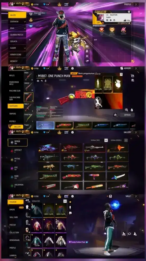 Jual akun ff aman dan amanah