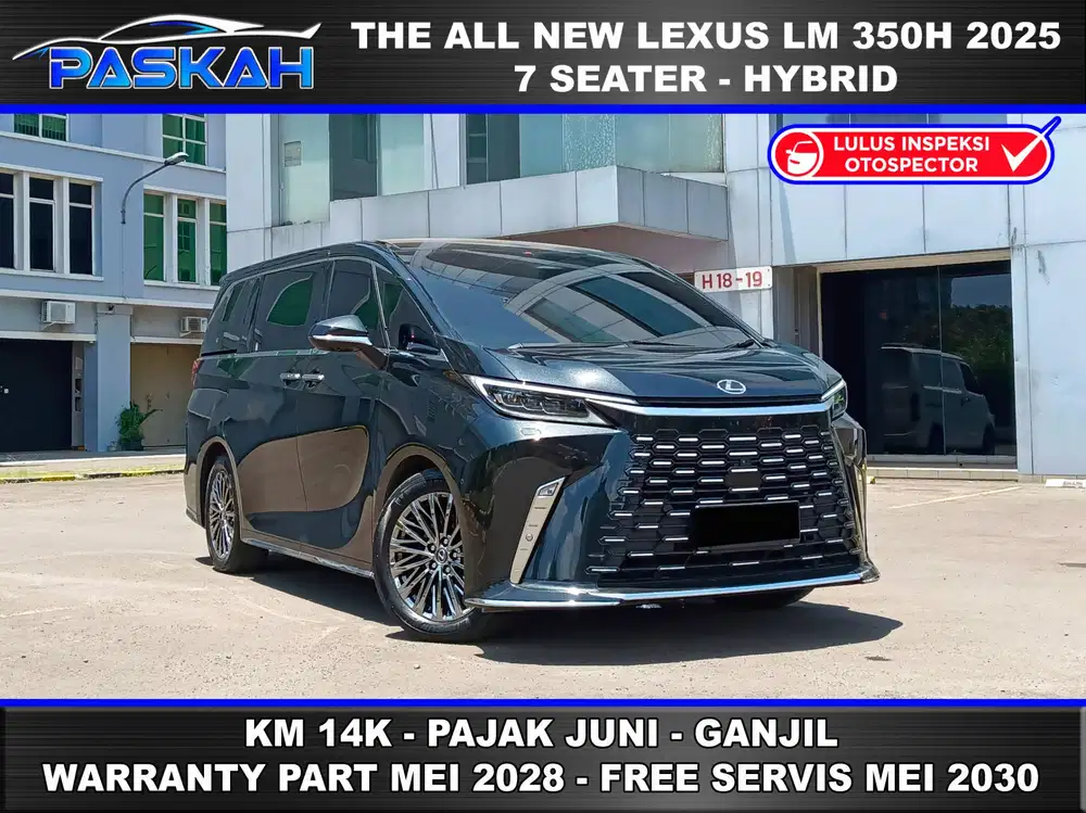 Bunga 4% KM=14k Ganjil Lexus LM350H Hybrid 2025 LM 350 H 2025 7 seater
