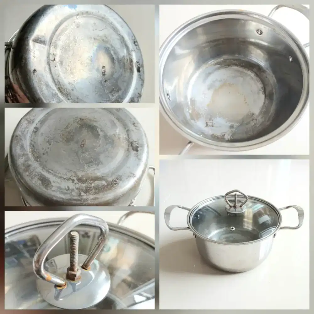 Panci Stainless Tutup Kaca