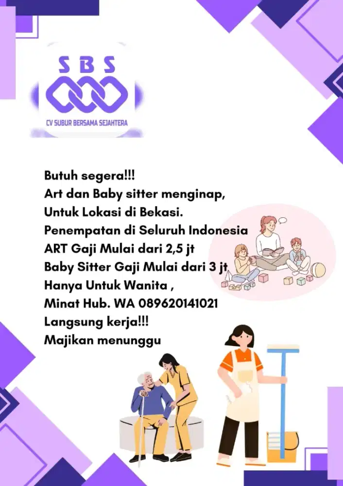 Asisten rumah tangga atau babysitter