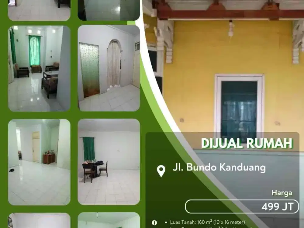 Dijual Rumah Jalan Bundo Kanduang Pekanbaru Kota!
