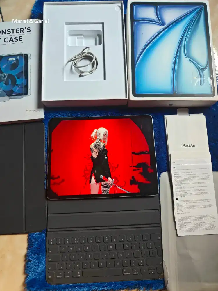 iPad Air 6 M2 Wifi 13 inch 128gb iBox + Keyboard Fullset bonus 6jt an