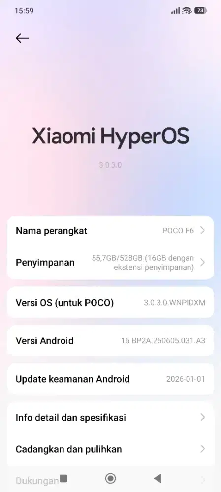 POCO F6 5G 12+12/512