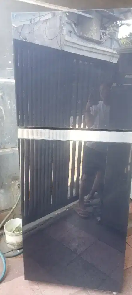 Kulkas Samsung  invter jumbo temperglas mdl skrg