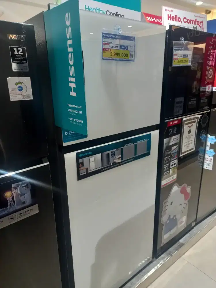HISENSE REFRI 2 DOOR 459 LITER