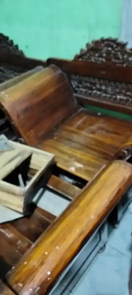 kursi tamu jati Jepara asli blok tanpa meja