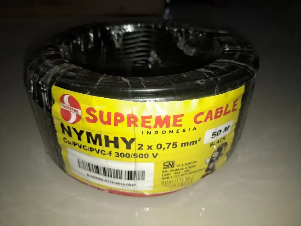 Kabel Serabut NYYHY Supreme 2x0.75Mm (50 Meter)