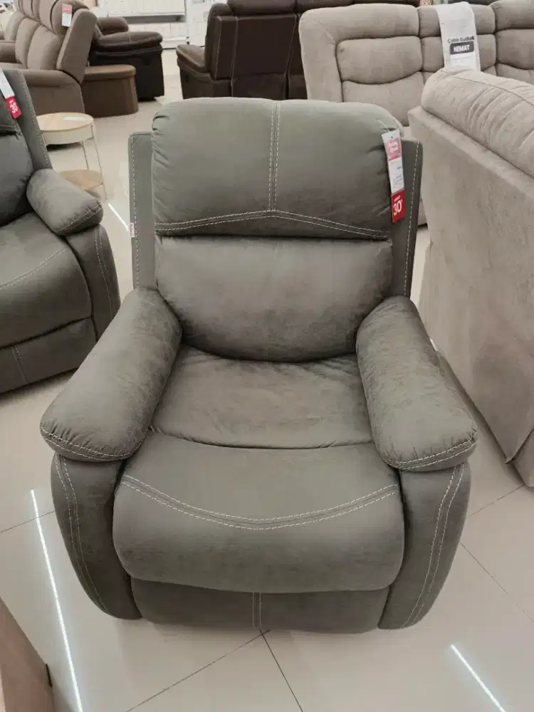 SOFA SET RECLINER NATHAN 1+2+3 HOME CREDIT 0%