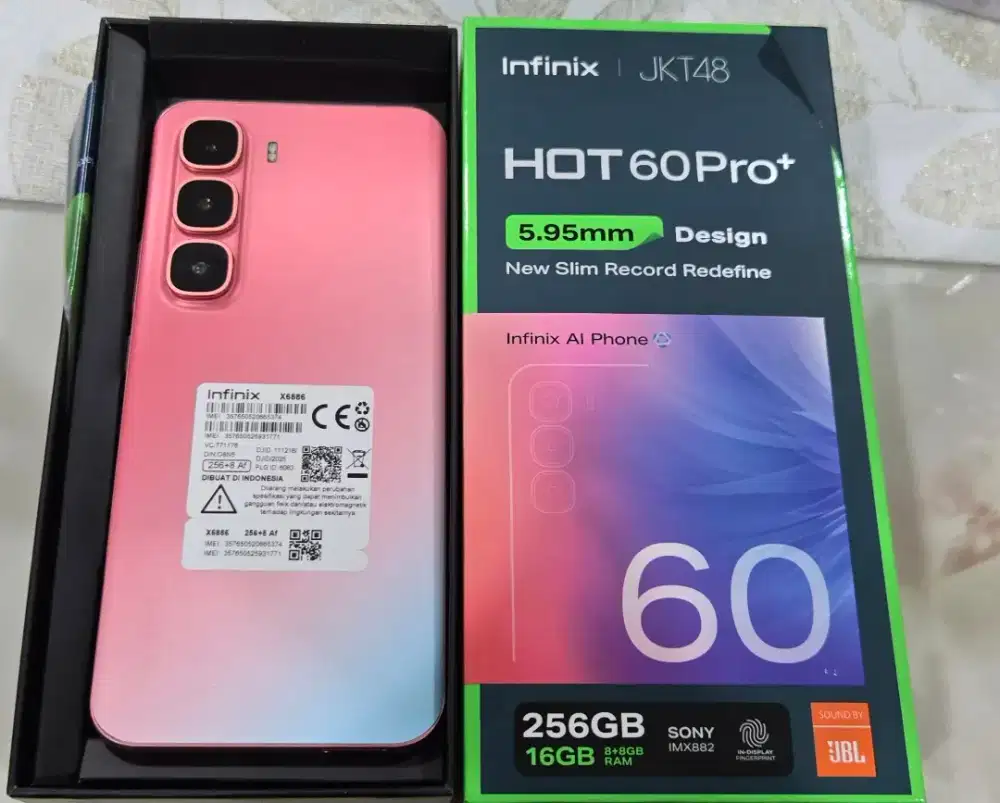 Infinix Hot 60 PRO+ 16/256Gb(Garansi 99%Mulus)