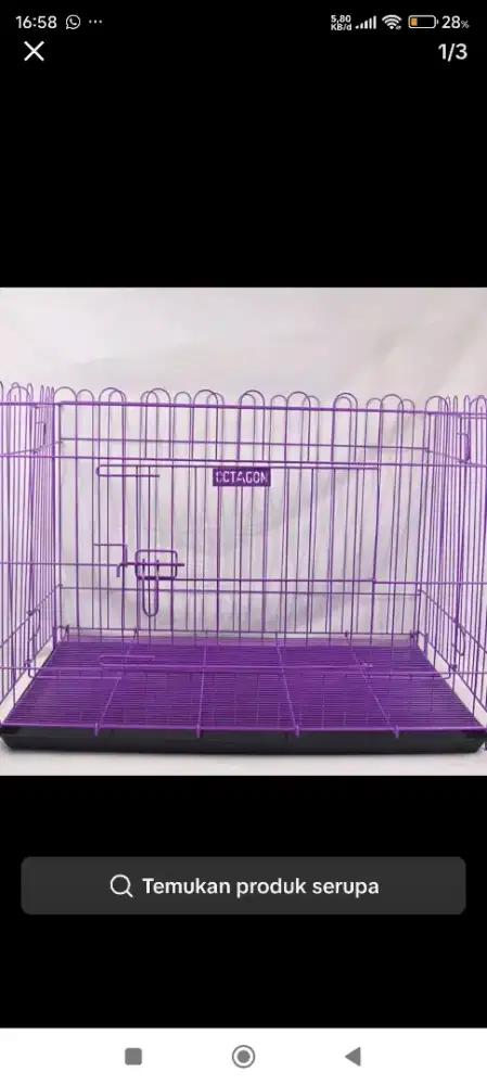 Kandang terbuka Octagon A300