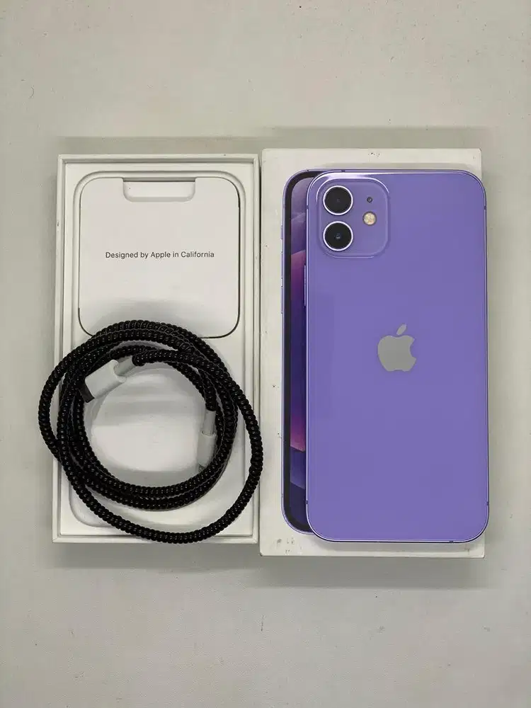 iPhone 12 128GB Resmi ex iBox Purple