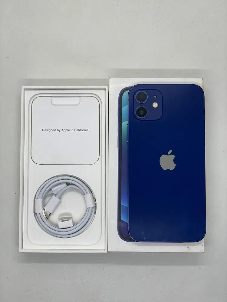 iPhone 12 128GB Resmi ex iBox Blue