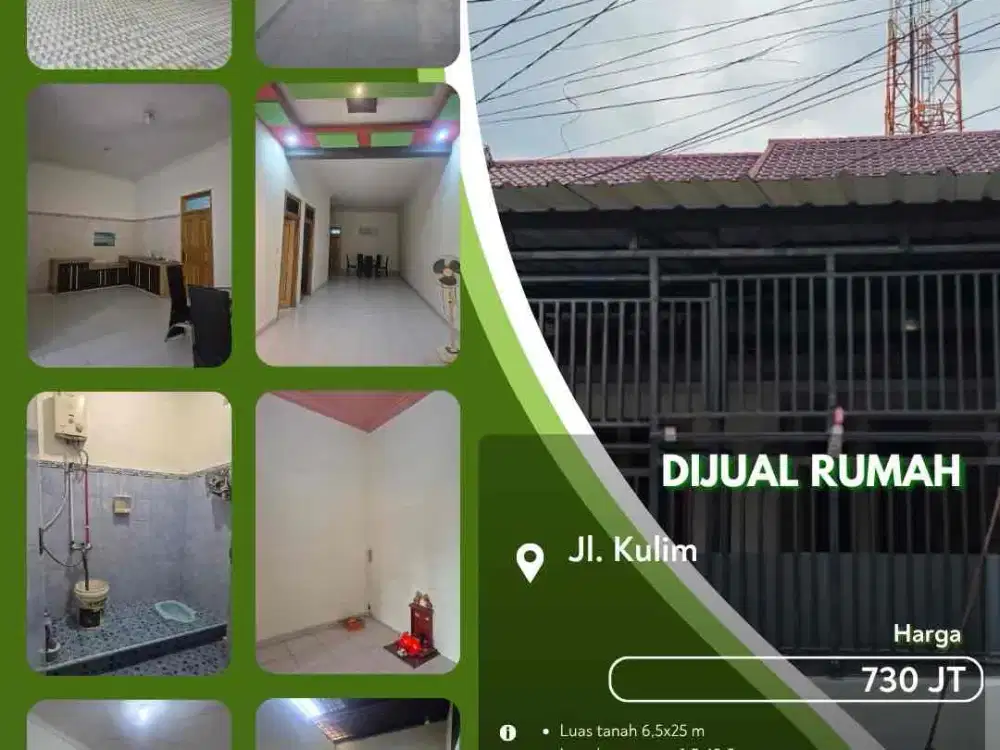 Dijual Rumah Daerah Kulim Pekanbaru Kota Siap Huni!