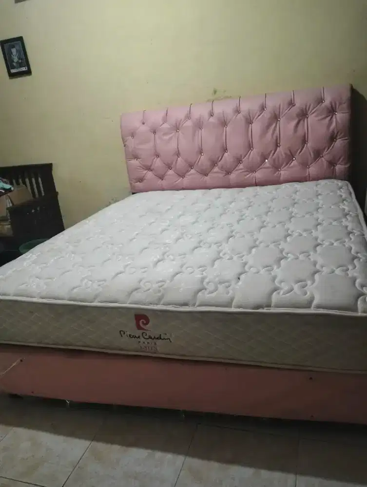 spring bed paris tipe tinggi 6 kaki kecil