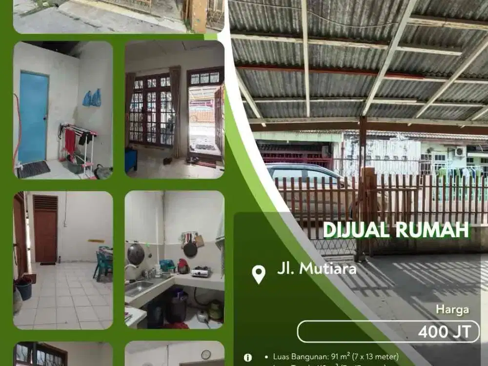 Dijual Rumah Daerah Mutiara Pekanbaru Kota Siap Huni!