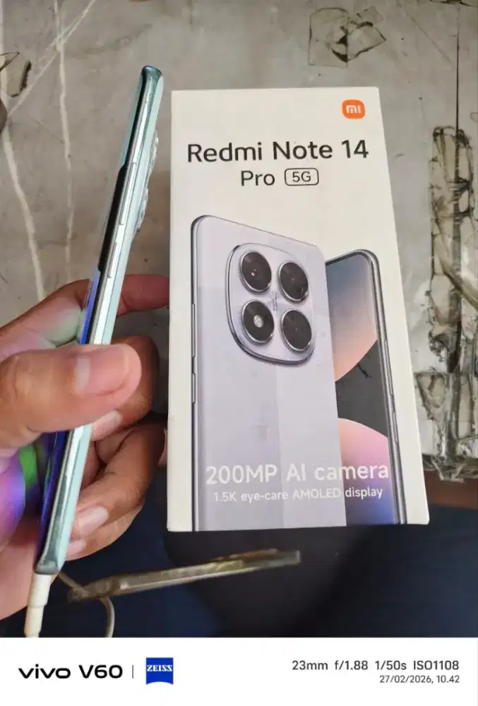 Xiaomi Note 14 Pro 5G 8+4/256gb like new lngkp ori TT masuk