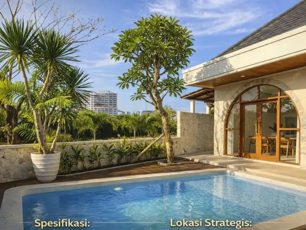 VILLA MODERN ALA BALI DENGAN PRIVATE POOL JL. PALAGAN