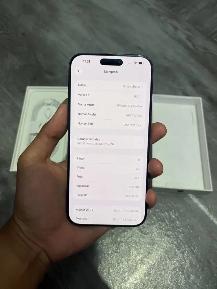 Iphone 17pm /256 ibox