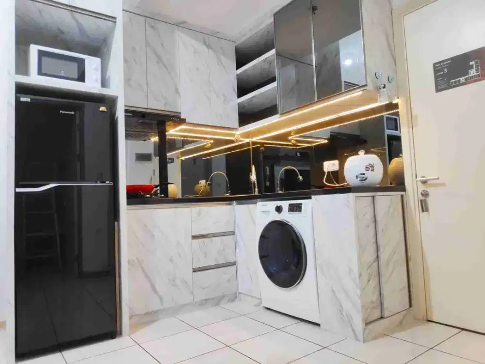 DISEWAKAN APARTEMEN MTOWN 2BR LANTAI RENDAH FULL FURNISHED