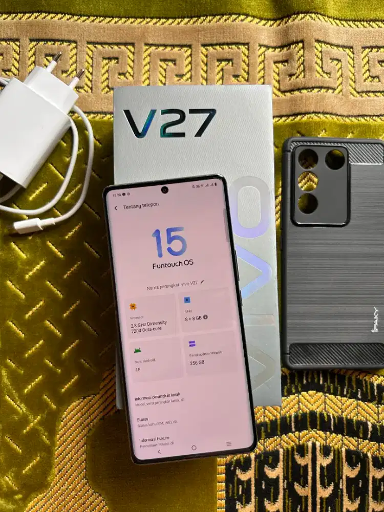 Vivo v27 5g fullset 8+8/256gb
