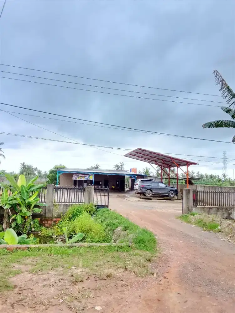 disewakan cepat cucian mobil Ridho car wash pinggir jalan