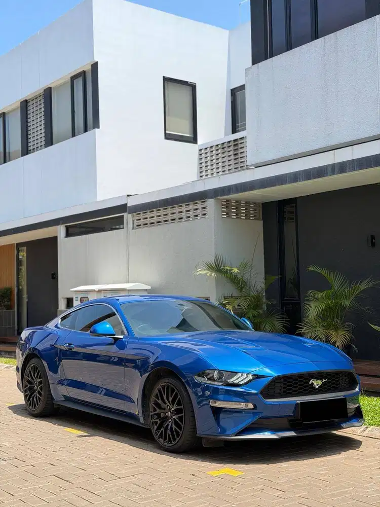 Ford Mustang 2.3 L Ecoobost 2018 Blue Biru 2019 2017 Mobil 2 Pintu