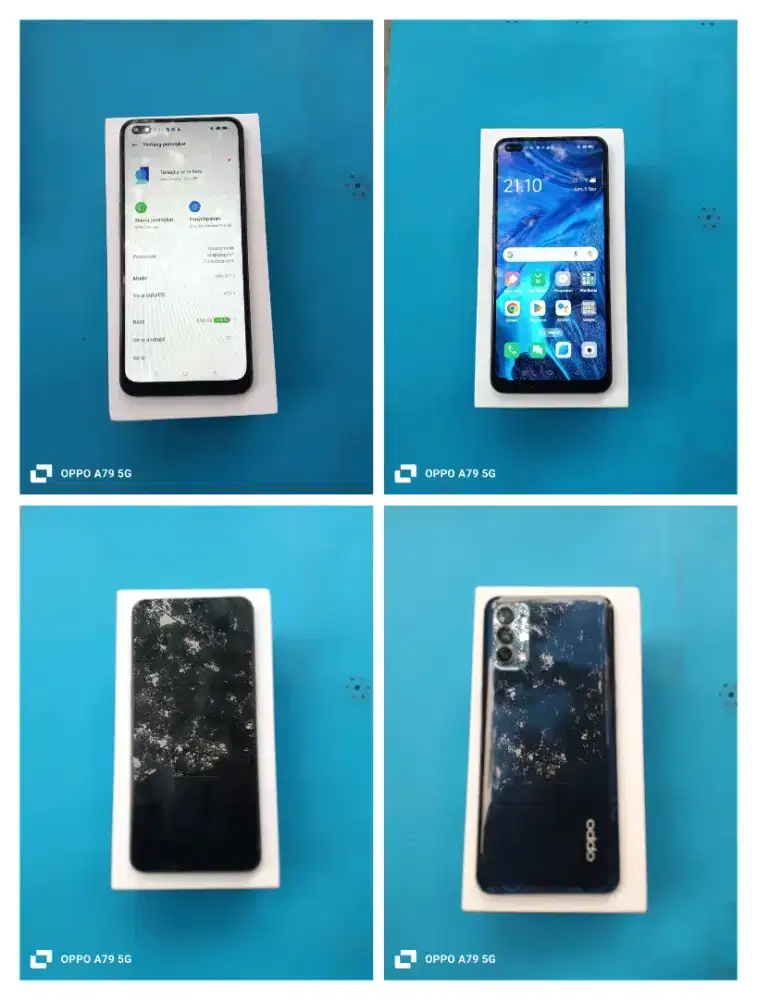 Oppo reno 4 ram8/256 fullset
